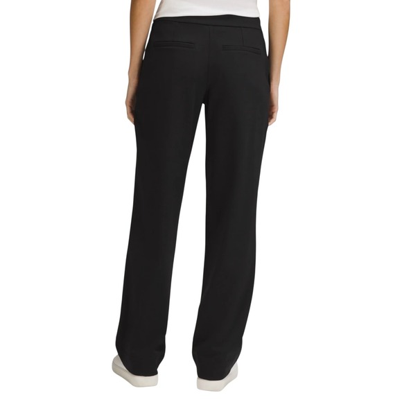 Lululemon Women's Black Luxtreme Mid Rise Straight Leg Trouser. Med W5FWWS EUC - Picture 2 of 12
